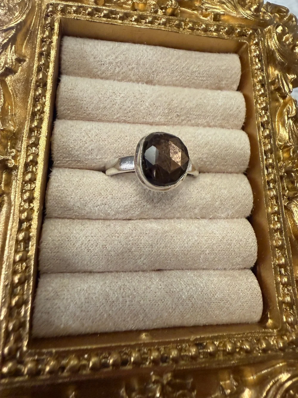 925 Sterling Silver faceted zawadi